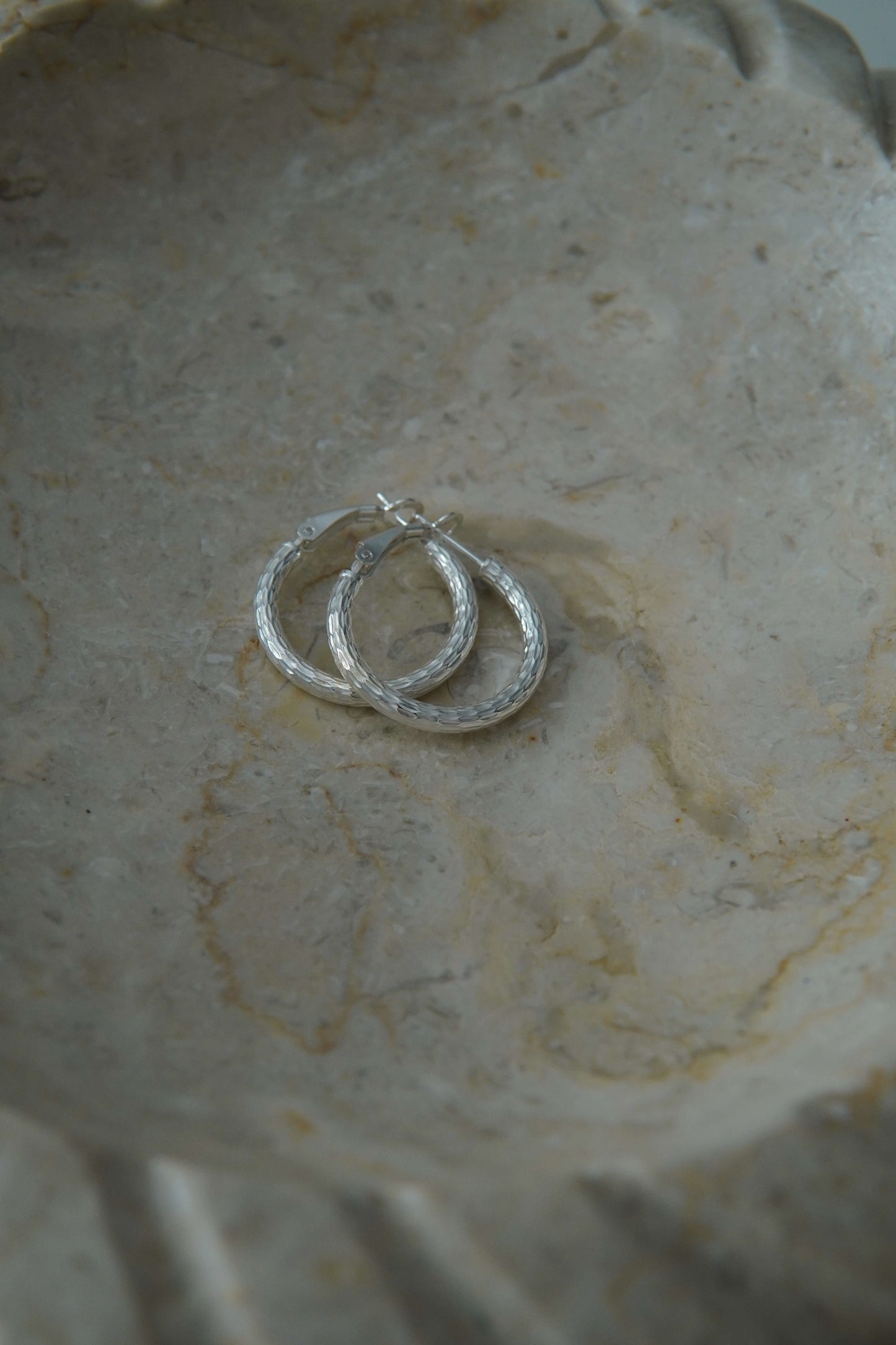 Sterling Silver Hoops Earrings