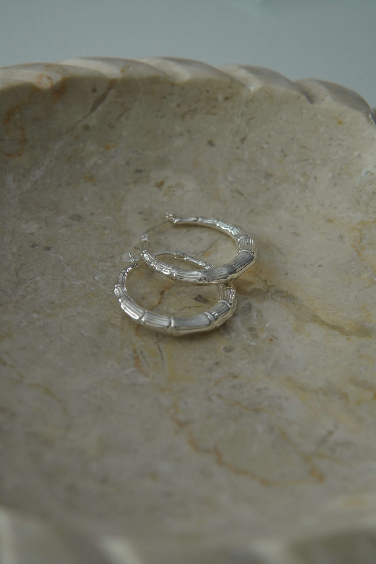 Sterling Silver Thick Earring