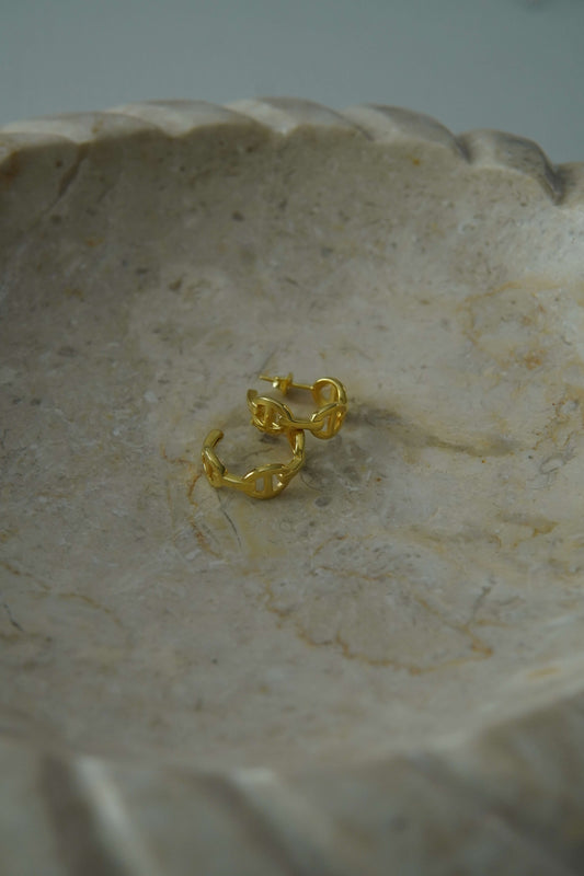Sterling Silver Chain Earring Small